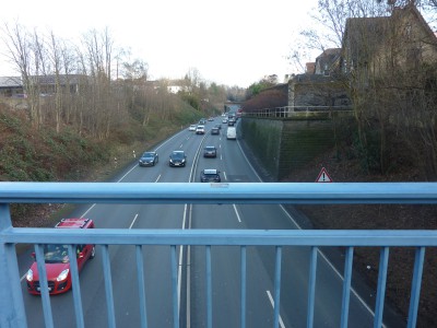 Zusammenwachsen Stadtmitte - Blick auf die B 224
