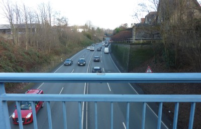 Zusammenwachsen Stadtmitte - Blick auf die B 224